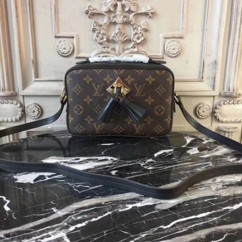 Borsa a tracolla in tela monogramma Louis Vuitton 44258 nera