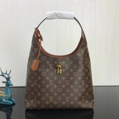 Borsa con manico superiore in tela monogramma Louis Vuitton 43976 Marrone