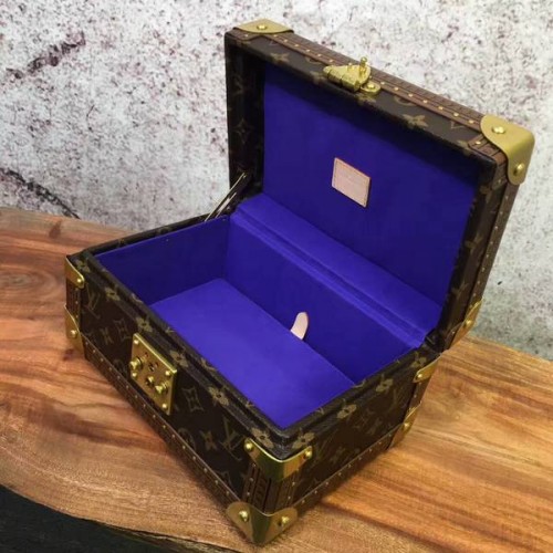 Louis Vuitton Monogram Canvas Treasure Box 40666 Blu scuro