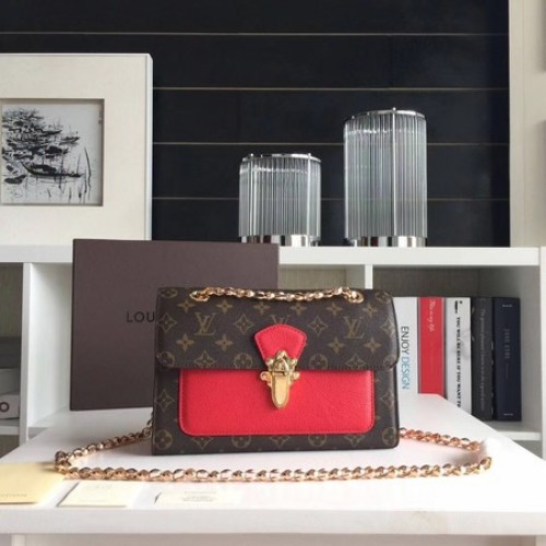 Tela monogramma Louis Vuitton VICTOIRE M41730 Rosso