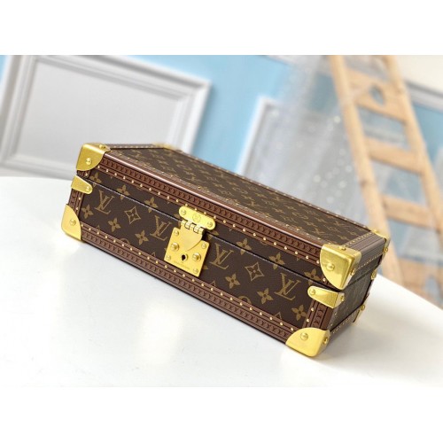 Scatola per orologi Louis Vuitton Monogram Canvas M47641 Cachi