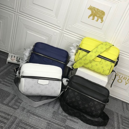 Borsa a tracolla in pelle originale Louis Vuitton Monogram Eclipse 30233