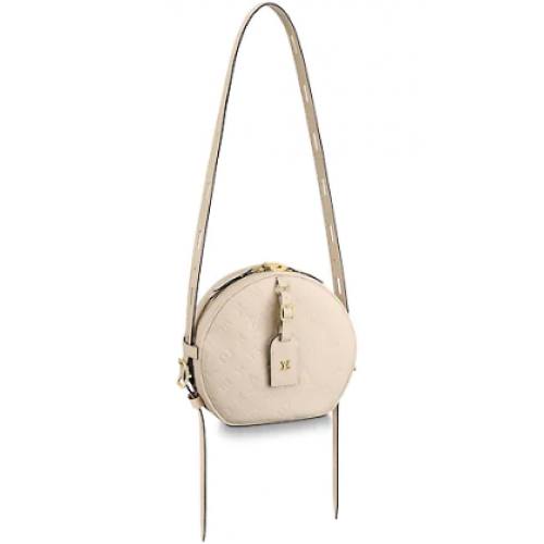 Louis Vuitton Monogram Empreinte SCATOLA PER CAPPELLI MORBIDI M45276 avorio