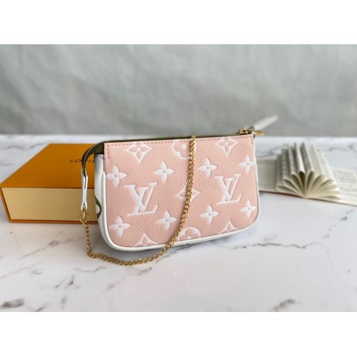Louis Vuitton Monogram Empreinte ACCESSORI PER MINI POCHETTE M81284 Rosa