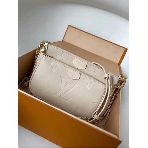 Louis Vuitton Monogram Empreinte Pelle Originale M44823 Crema