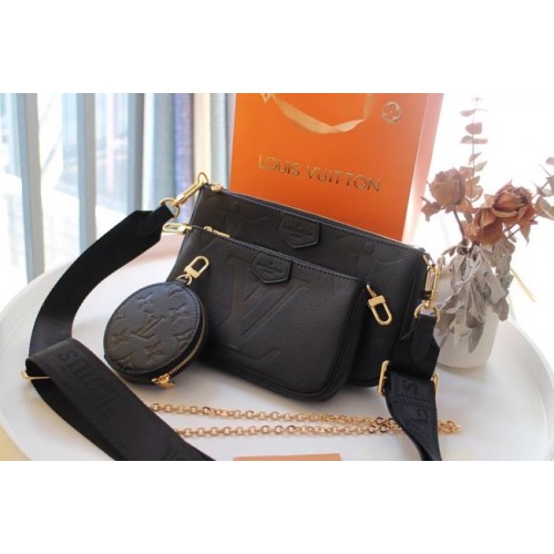 Louis Vuitton Monogram Empreinte Pelle originale M44823 nera