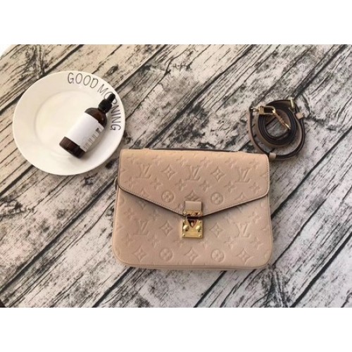 Louis Vuitton Monogram Empreinte POCHETTE METIS M43737 Albicocca