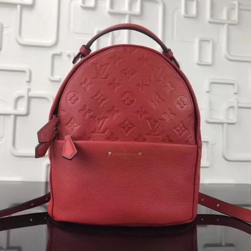 Louis Vuitton Monogram Empreinte ZAINO SORBONNE M44016 Rosso