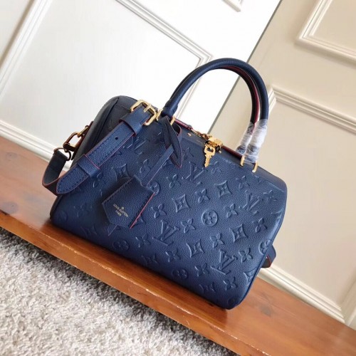 Borsa Louis Vuitton Monogram Empreinte SPEEDY 42404 Blu