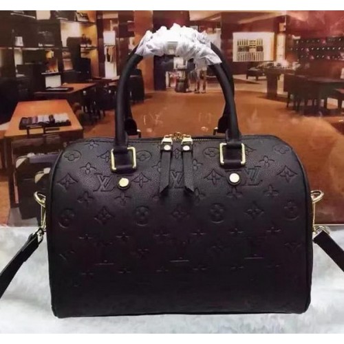 Borsa Louis Vuitton Monogram Empreinte Speedy 30 M40762 Nera