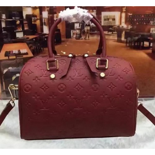 Borsa Louis Vuitton Monogram Empreinte Speedy 30 M40762 Bordeaux