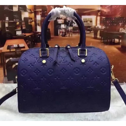 Borsa Louis Vuitton Monogram Empreinte Speedy 30 M40762 Royal