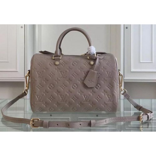 Louis Vuitton Monogram Empreinte Speedy BANDOULIERE 30 M91330 Grigio