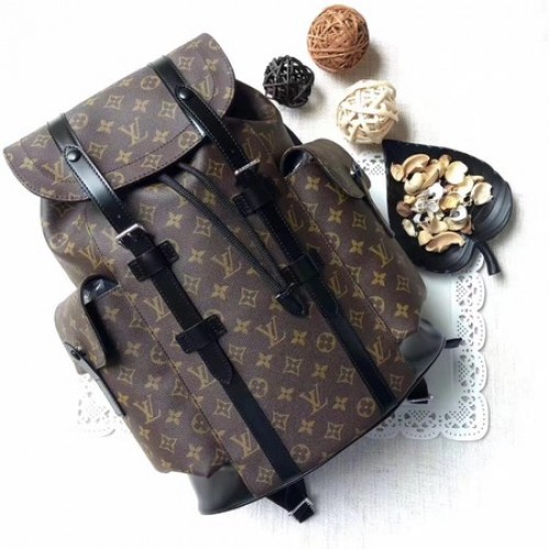 Tela Louis Vuitton Monogram Macassar CHRISTOPHER PM M43735