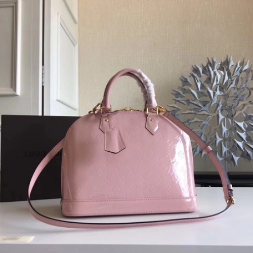 Louis Vuitton Monogram Vernis Alma PM M91611 Rosa
