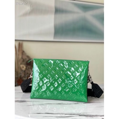 Louis Vuitton Monogram Vernis COUSSIN MM M57783 verde