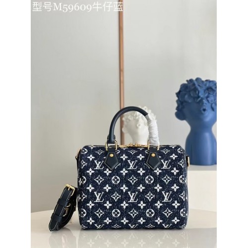 Louis Vuitton Monogram denim M59609 blu navy