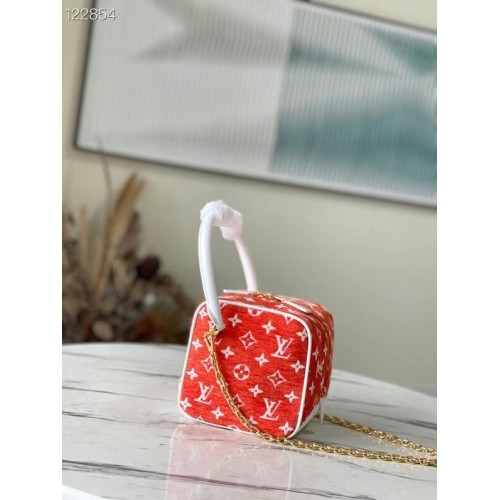 Louis Vuitton Monogram velluto jacquard m46212 rosso