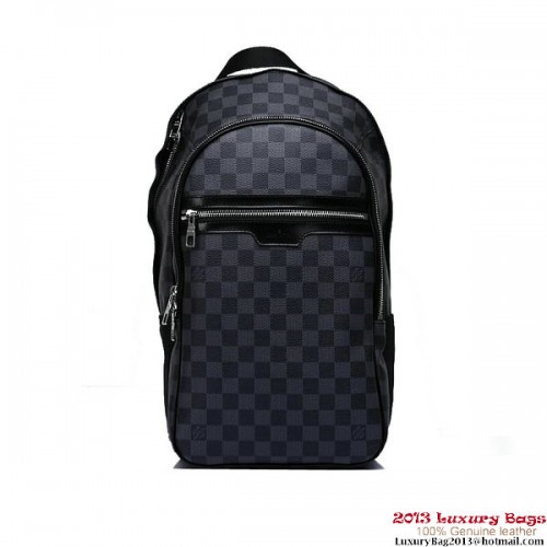 Louis Vuitton N58024 Damier Graphite Canvas Michael Borse da uomo a tracolla