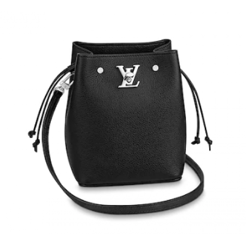 Louis Vuitton NANO LOCKME SECCHIELLO M68709 nero