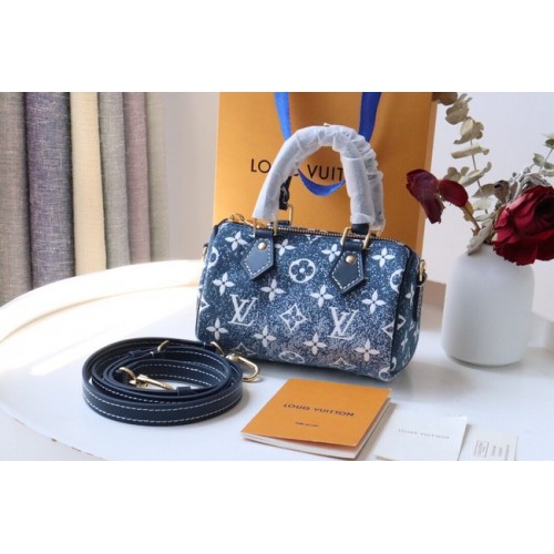 Louis Vuitton NANO SPEEDY M81213 blu