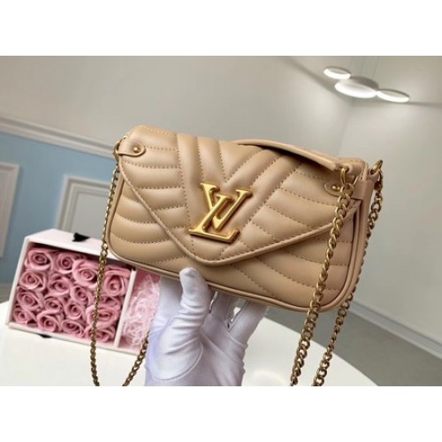 Borsa a catena Louis Vuitton NEW WAVE M63956 albicocca