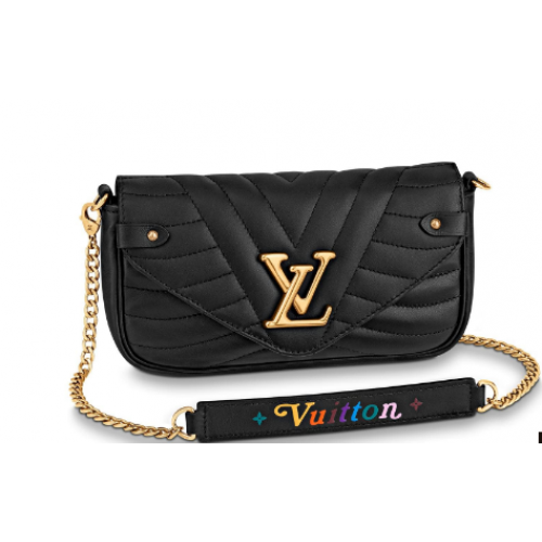 Borsa a catena Louis Vuitton NEW WAVE M63956 nera