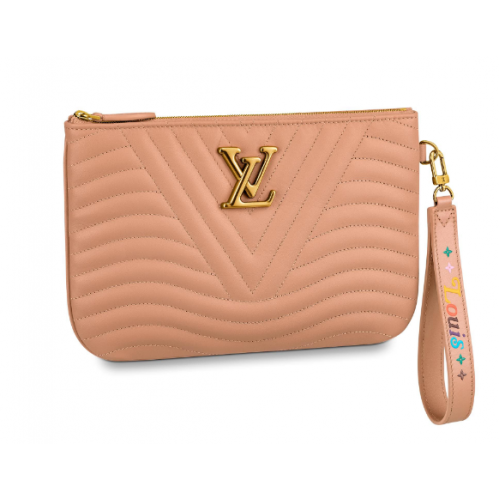 Louis Vuitton NEW WAVE Zipper Pochette M67500 Noisette