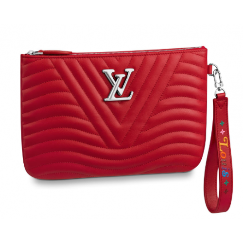 Louis Vuitton NEW WAVE Zipper Pochette M67500 rossa