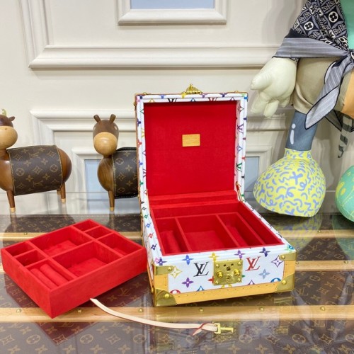 Louis Vuitton NICE PORTAGIOIELLI M44185 bianco