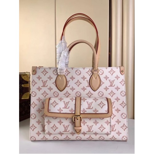 Louis Vuitton ONTHEGO MM M46154 bianco