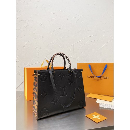 Louis Vuitton ONTHEGO Monogramma MM M45889 Leopardo nero