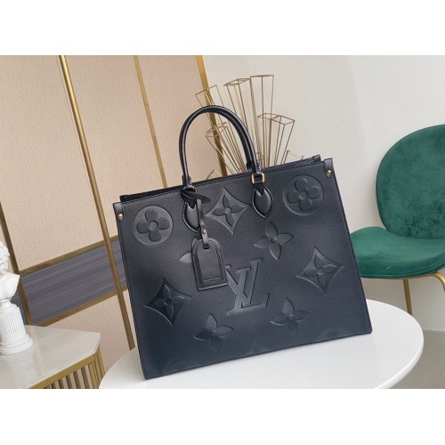 Louis Vuitton ONTHEGO pelle originale GM M44925 nera