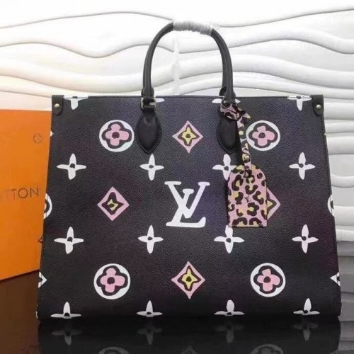 Louis Vuitton ONTHEGO pelle originale GM M45815 nera
