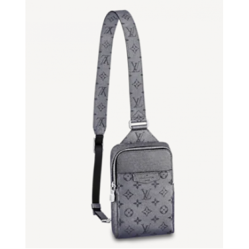 Louis Vuitton OUTDOOR SLINGBAG M30833 Grigio canna di fucile
