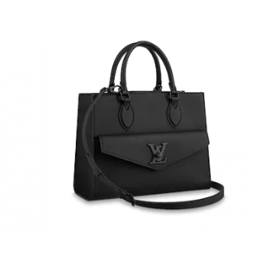 Borsa Louis Vuitton originale LOCKME M55845 nera