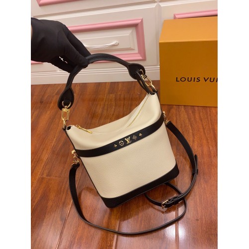 Borsa in pelle originale Louis Vuitton M57934 bianca