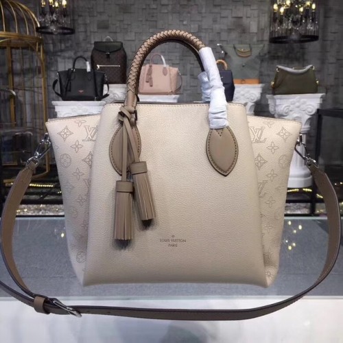 Louis Vuitton Originale Mahina Pelle HAUMEA M55029 grigio