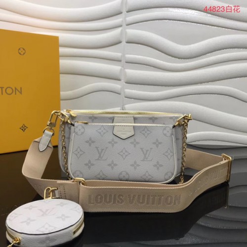 Tela monogramma originale Louis Vuitton M44823 bianca
