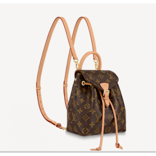 Tela monogramma originale Louis Vuitton MONTSOURIS BB M45516 Naturale invecchiato
