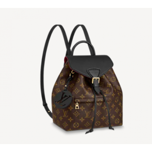 Tela monogramma originale Louis Vuitton MONTSOURIS PM M45410 nera