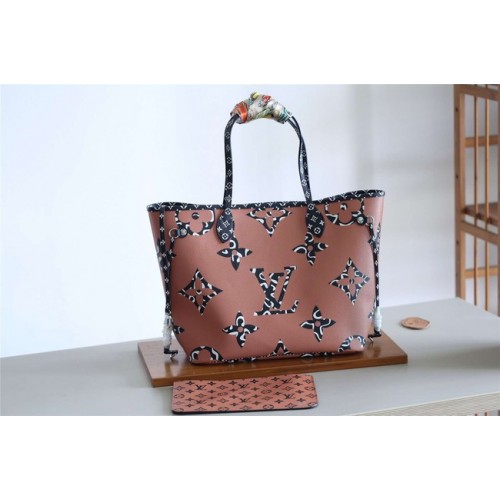 Tela monogramma originale Louis Vuitton NEVERFULL M41177 marrone