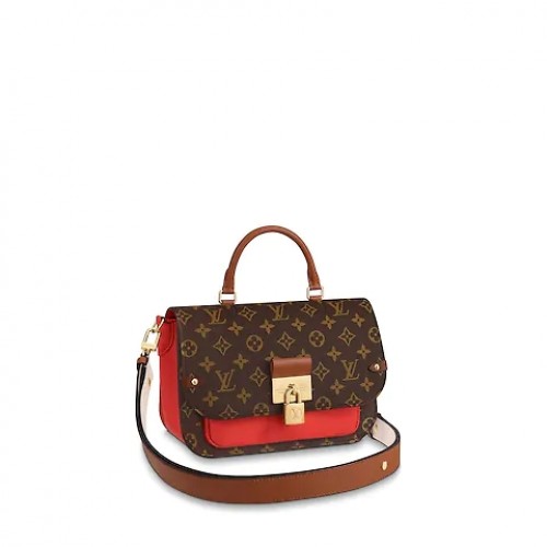 Tela monogramma originale Louis Vuitton VAUGIRARD M44548 Coquelicot rosso