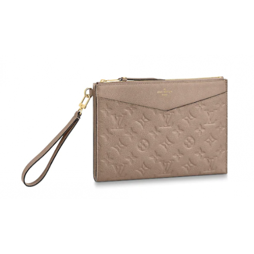 Louis Vuitton Original Monogram Empreinte Pochette MELANIE M68705 grigia