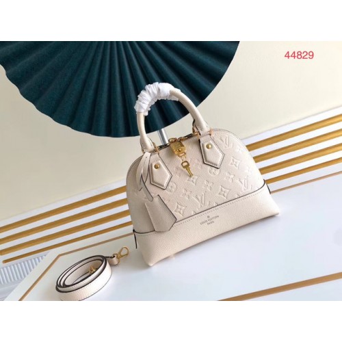 Louis Vuitton Original Monogram Empreinte NEO ALMA BB M44866 bianco