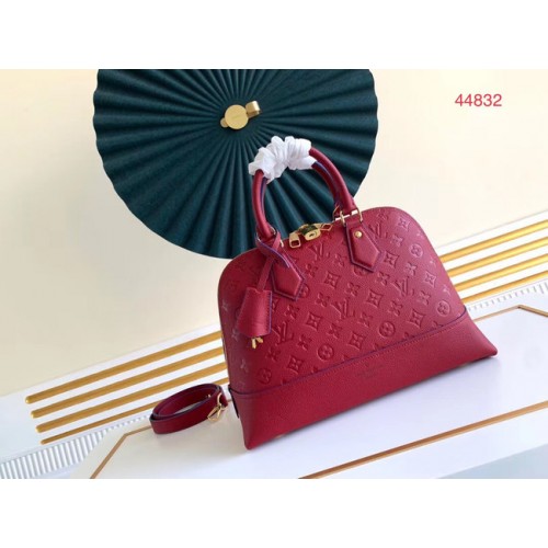 Louis Vuitton Original Monogram Empreinte NEO ALMA PM M44832 rosso