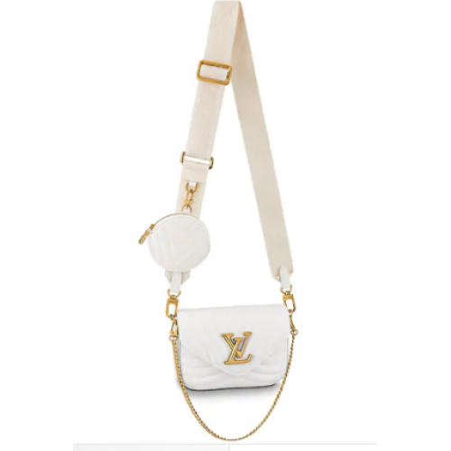 Louis Vuitton Originale NEW WAVE MULTI-POCHETTE M56461 bianco