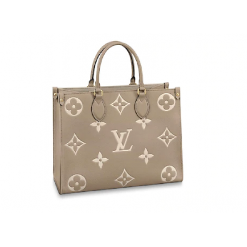 Borsa tote media Louis Vuitton Original Onthego M45495 grigia