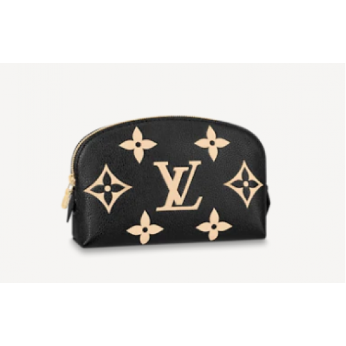 Louis Vuitton POCHETTE COSMETIQUE PM M59086 Nero&Beige
