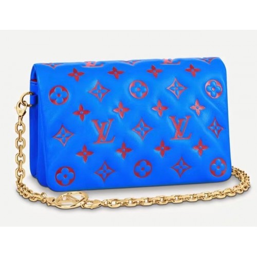 CUSCINO POCHETTE Louis Vuitton M80742 blu